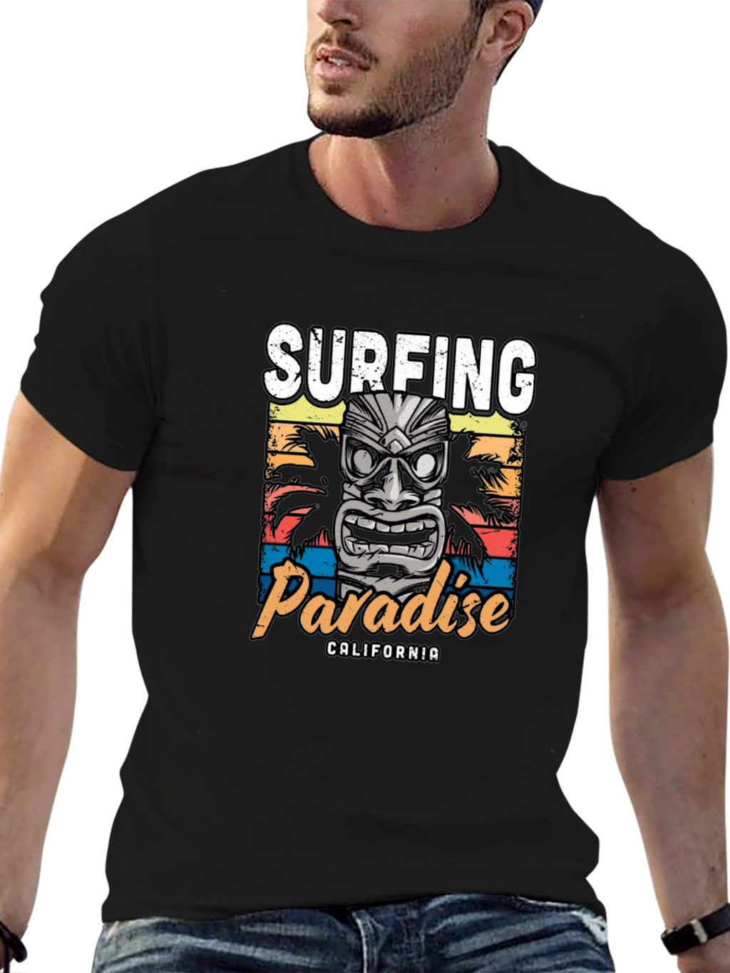 Surfing Paradise Graphic Tee