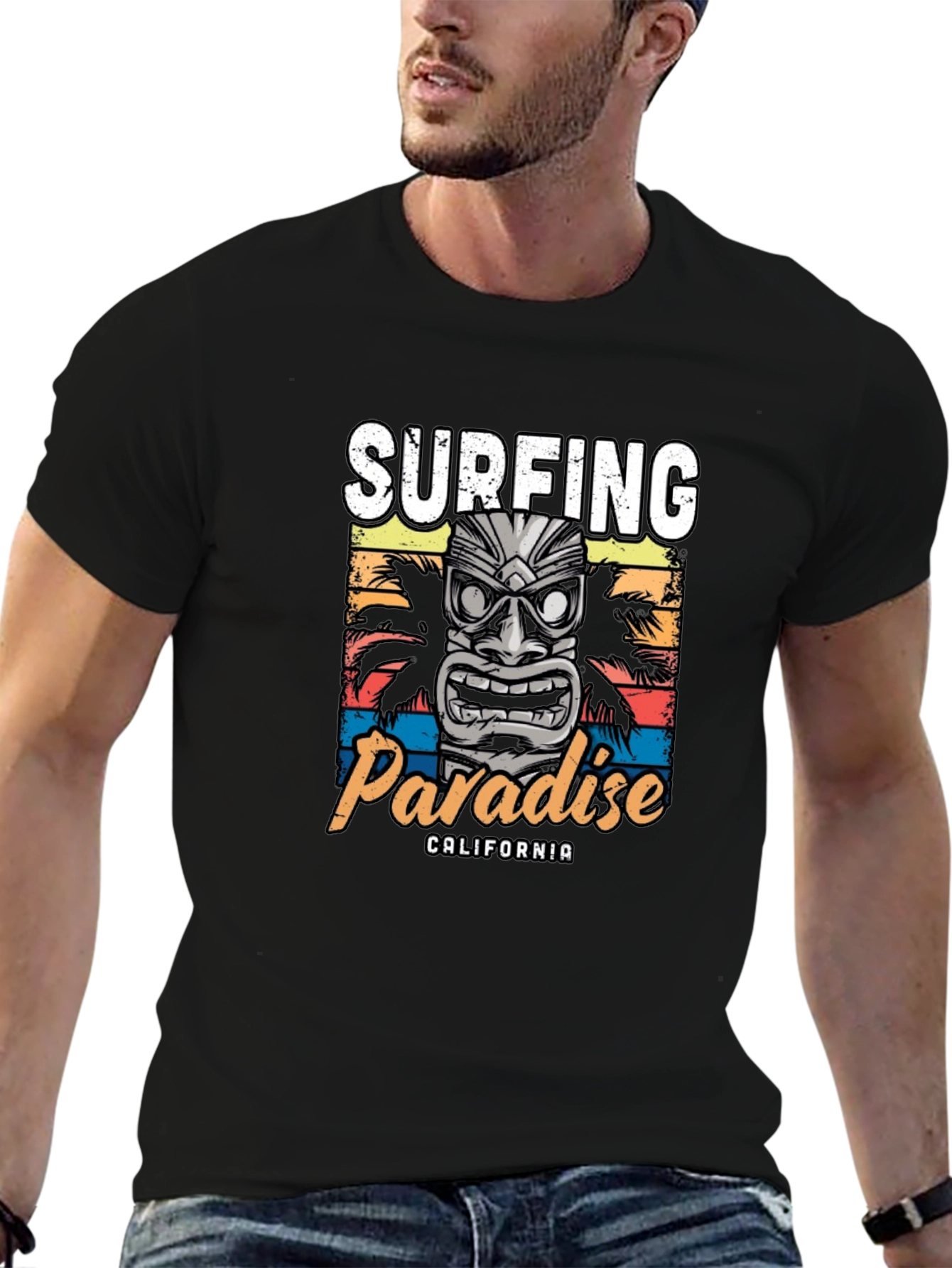 Surfing Paradise Graphic Tee