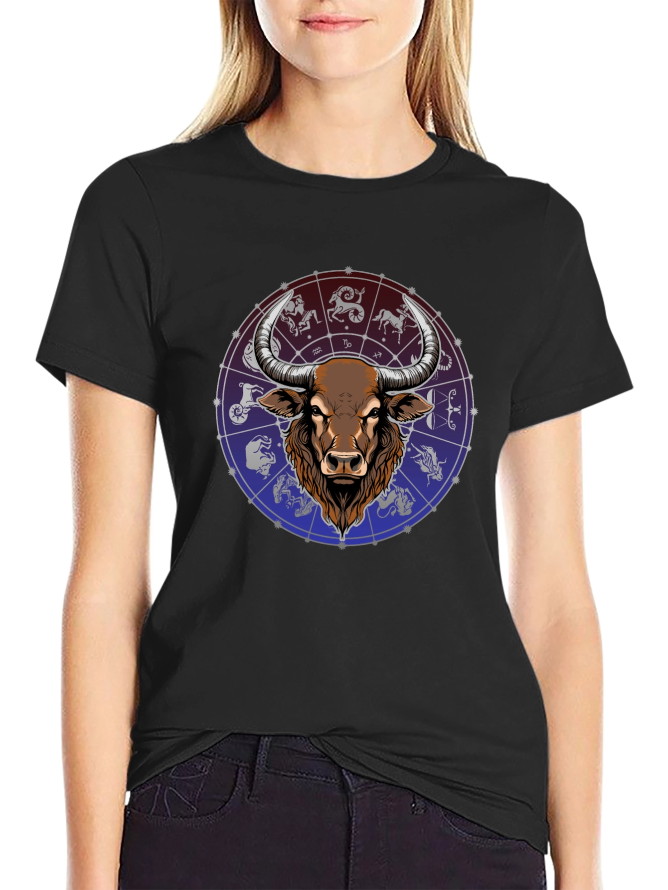 Taurus Zodiac Graphic T-Shirt - Stylish Astrology Design