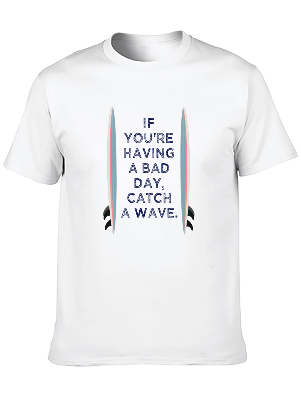 Catch a Wave Graphic Tee - Mens Black T-Shirt