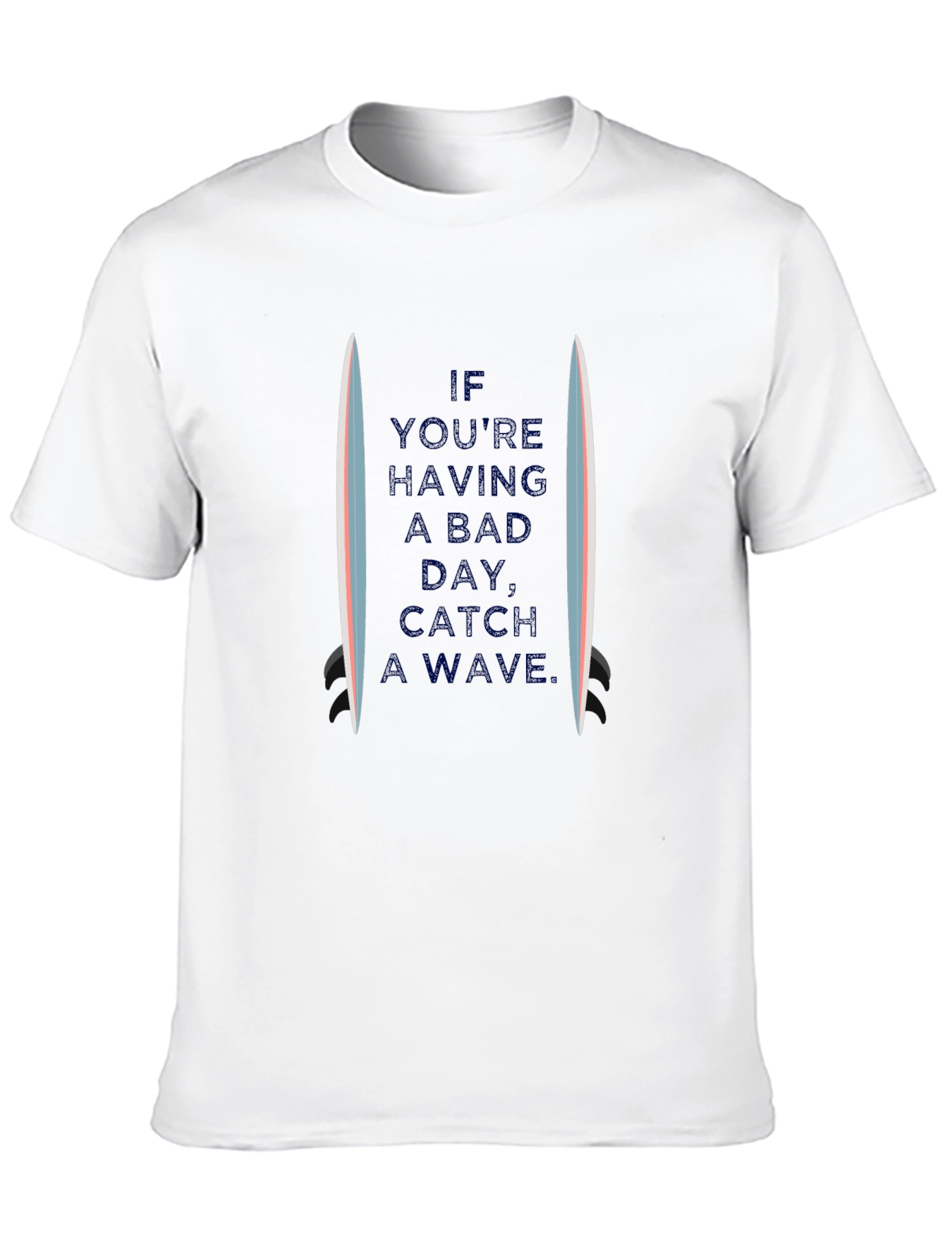 Catch a Wave Graphic Tee - Mens Black T-Shirt