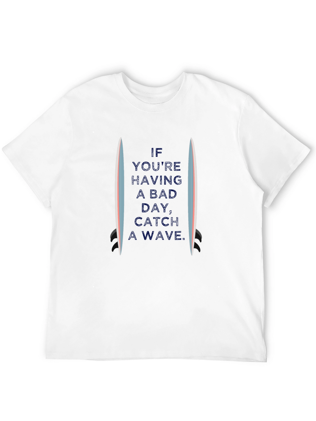 Catch a Wave Graphic Tee - Mens Black T-Shirt