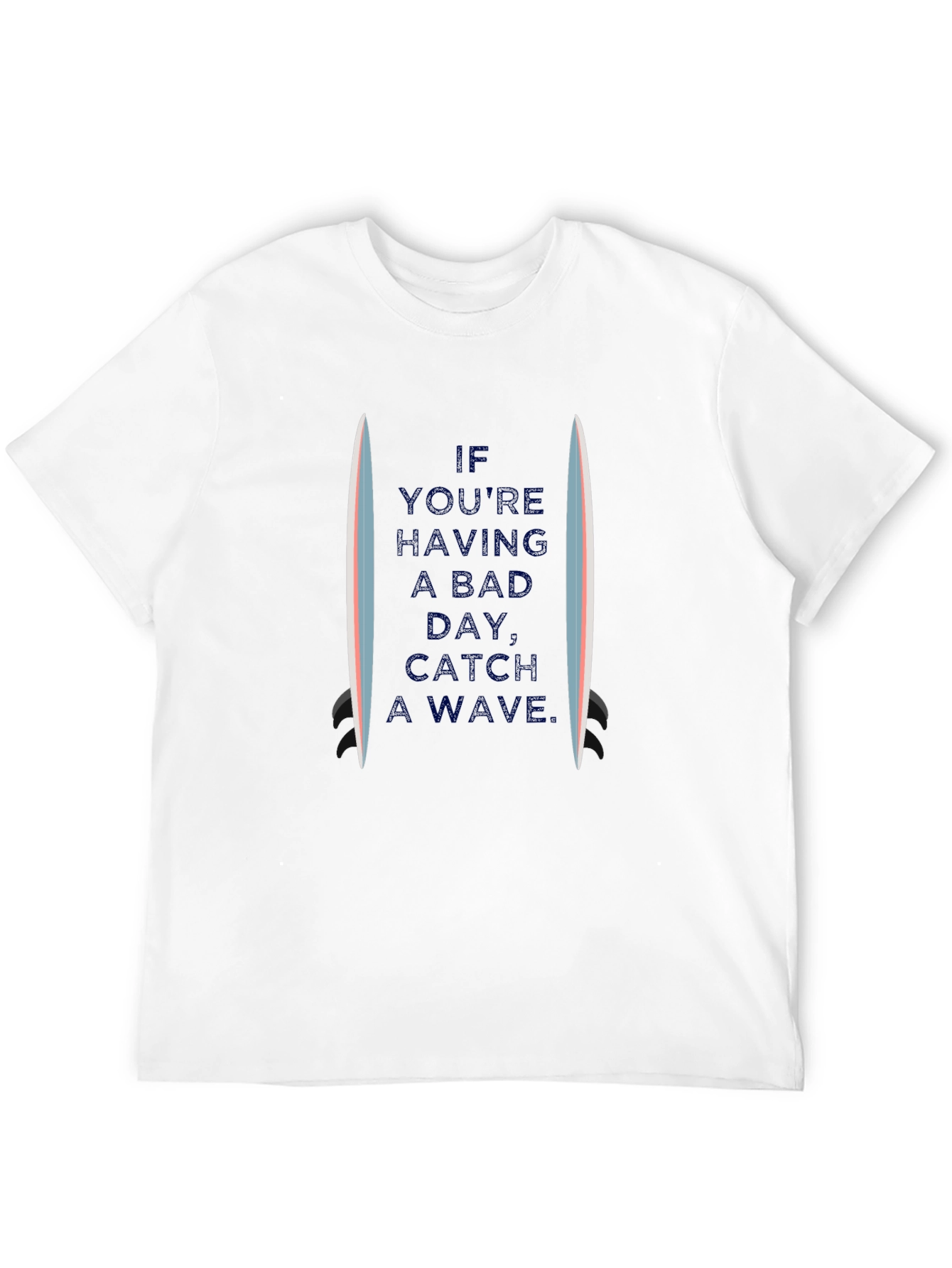 Catch a Wave Graphic Tee - Mens Black T-Shirt