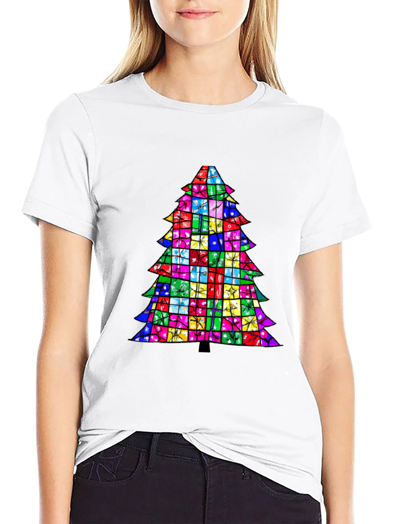Festive Christmas Tree Gift T-Shirt