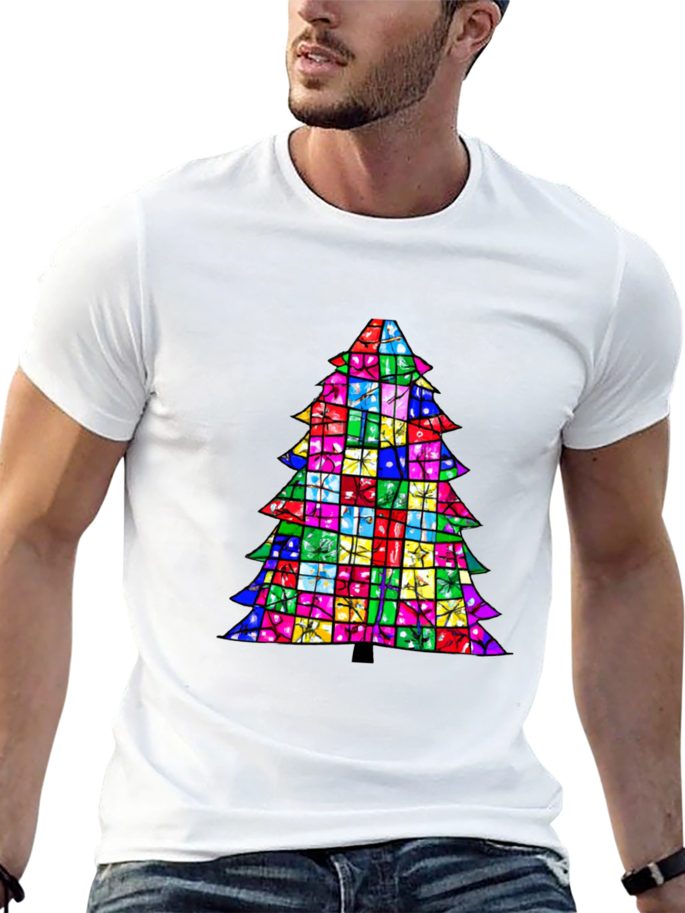 Festive Christmas Tree Gift T-Shirt