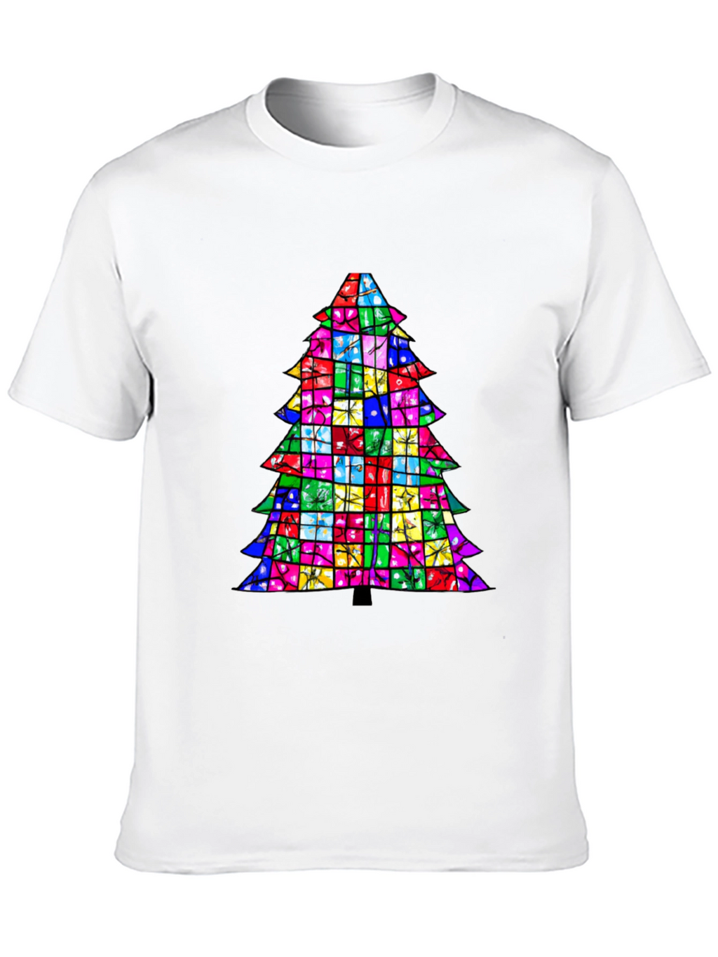 Festive Christmas Tree Gift T-Shirt