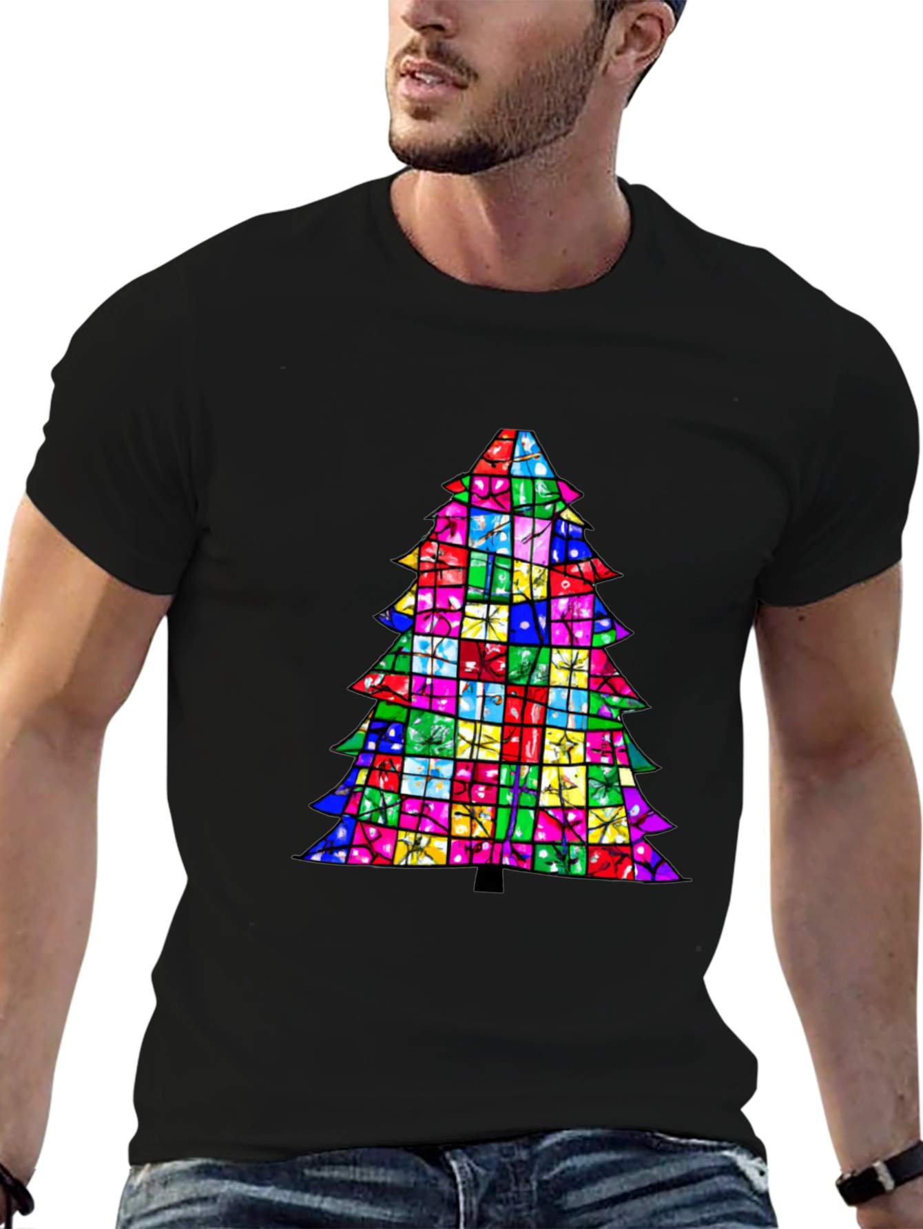 Festive Christmas Tree Gift T-Shirt