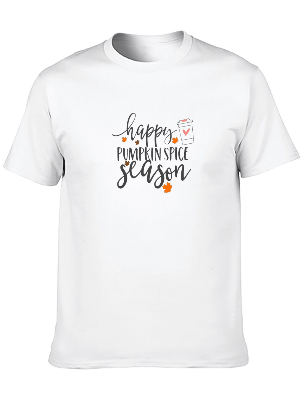 Happy Pumpkin Spice Season Black T-Shirt
