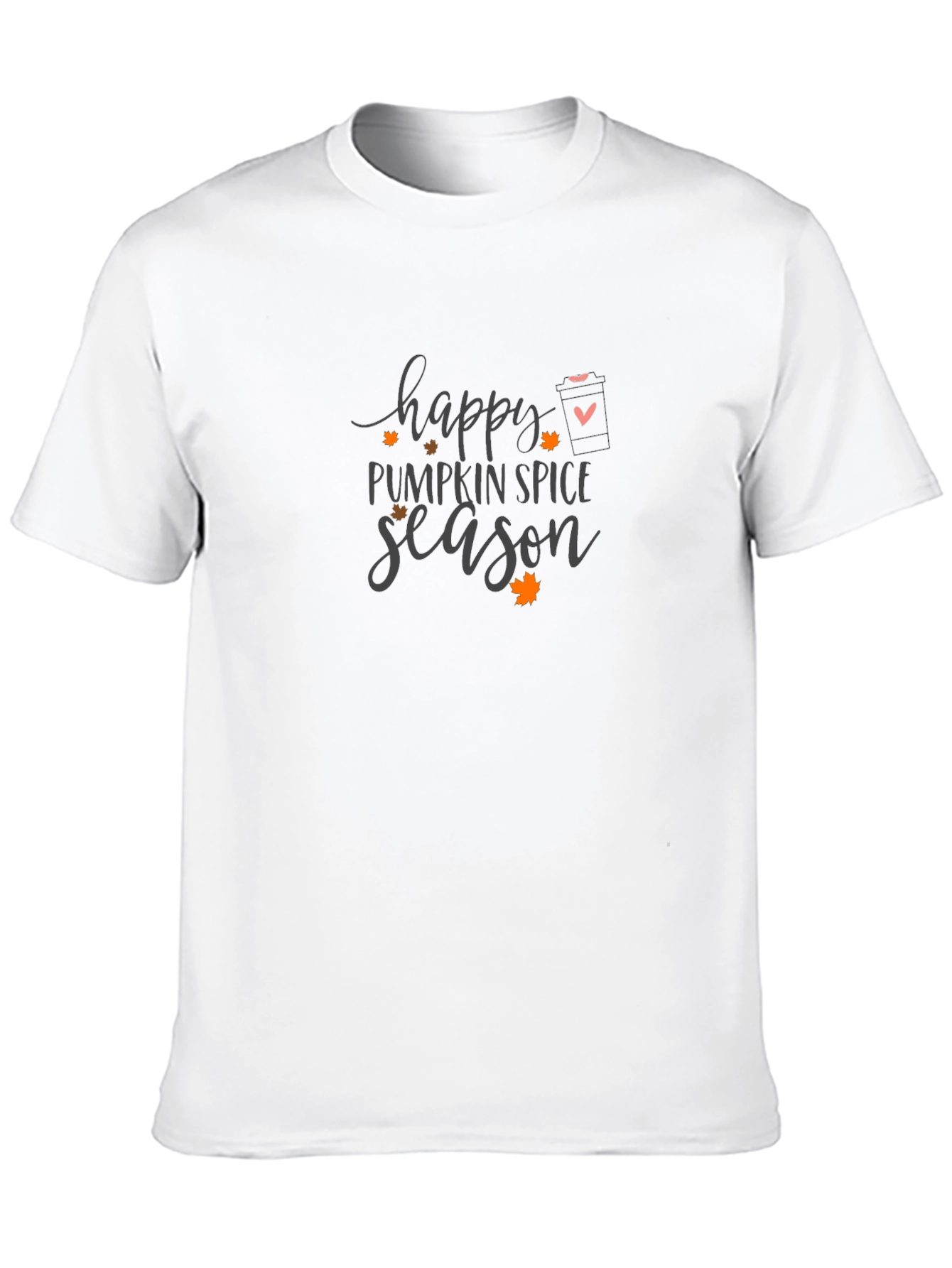 Happy Pumpkin Spice Season Black T-Shirt
