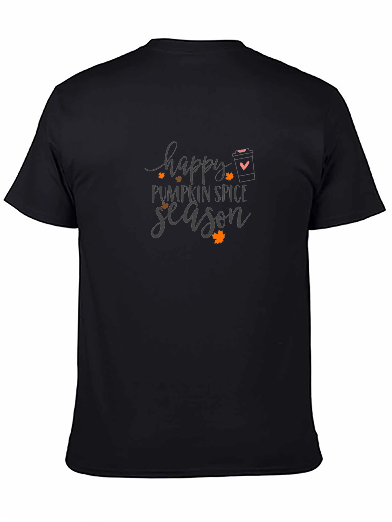 Happy Pumpkin Spice Season Black T-Shirt