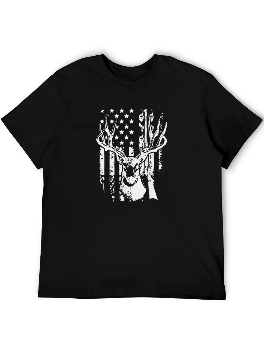 Deer American Flag T-Shirt