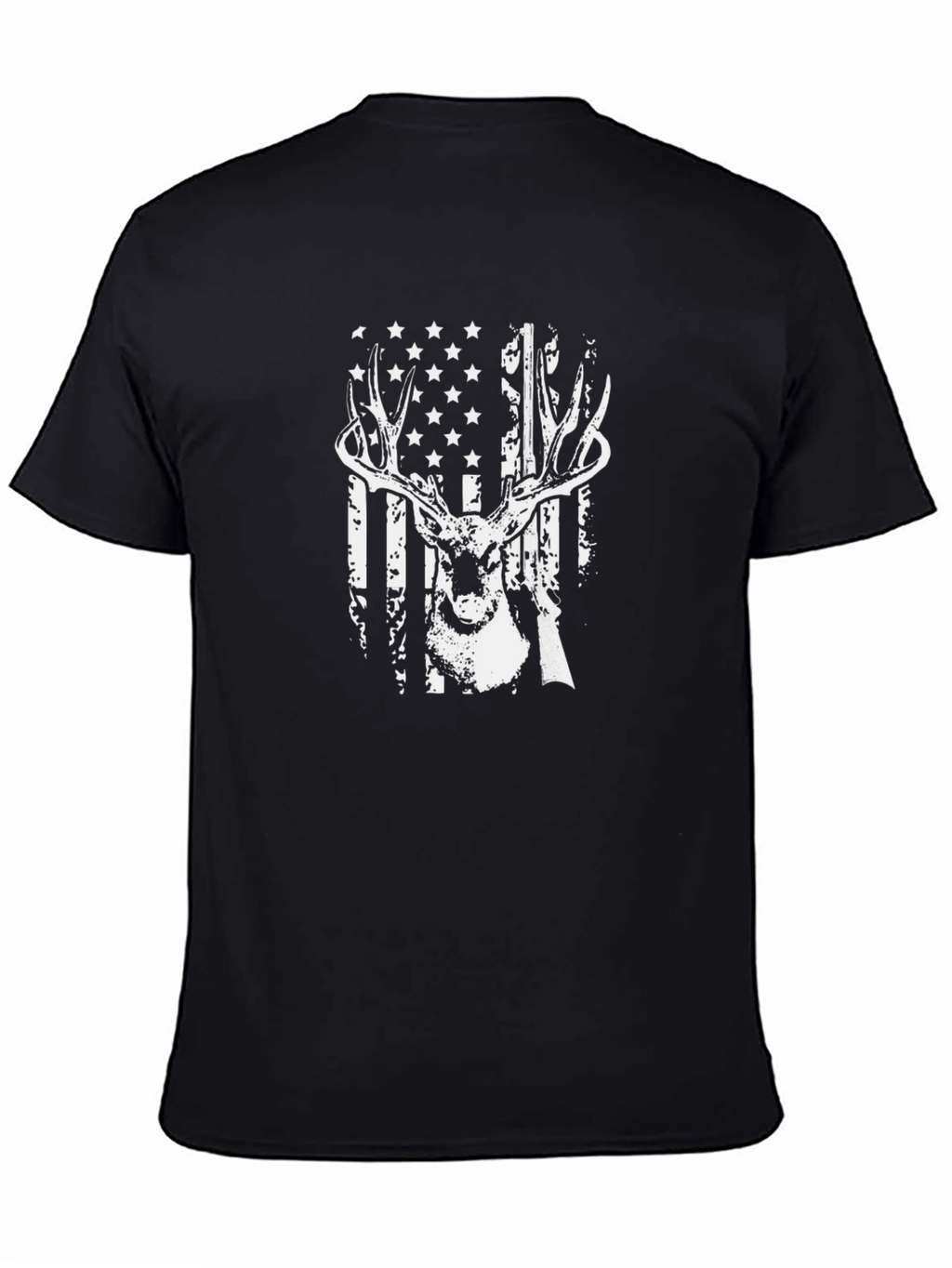 Deer American Flag T-Shirt