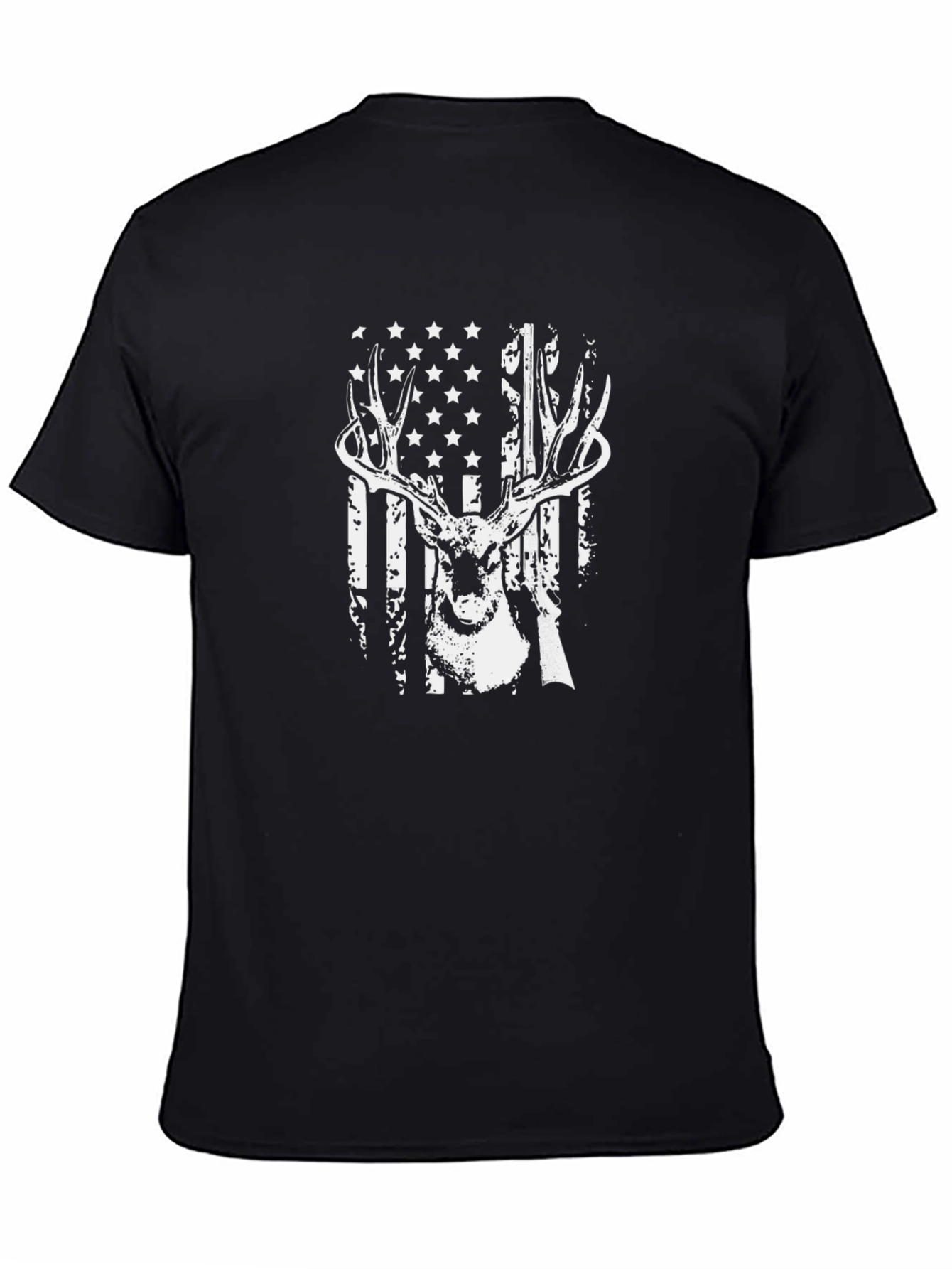 Deer American Flag T-Shirt