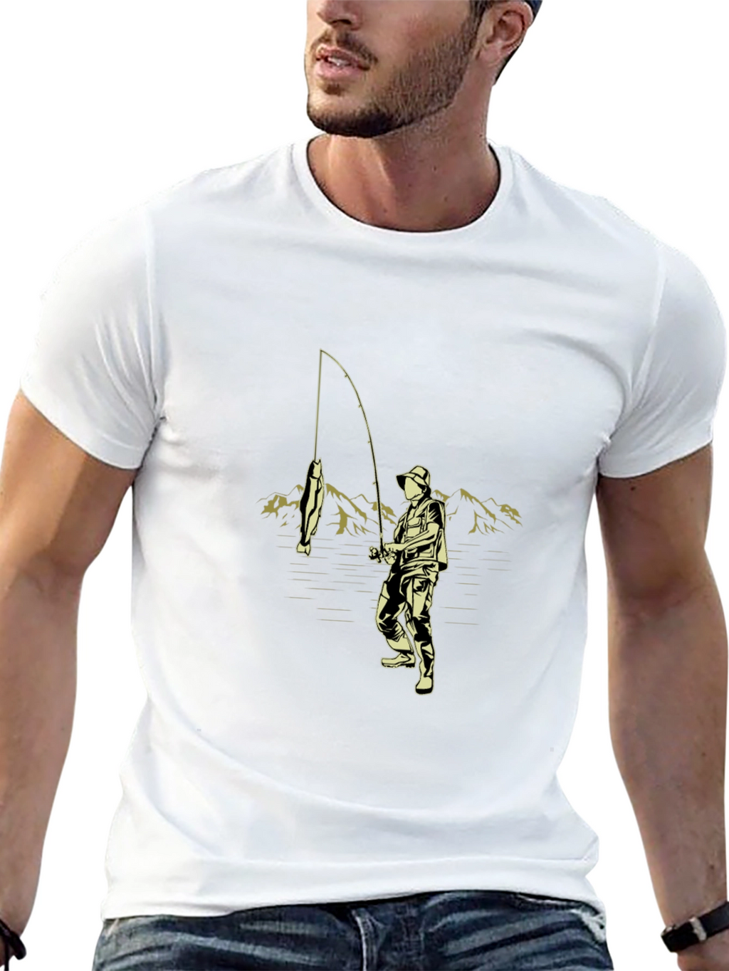 Fishing T-Shirt - Angler Graphic Tee