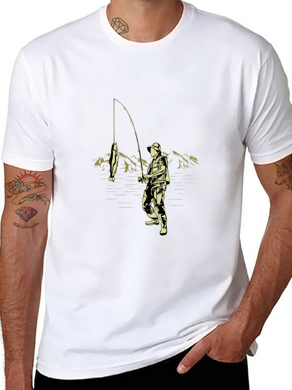 Fishing T-Shirt - Angler Graphic Tee