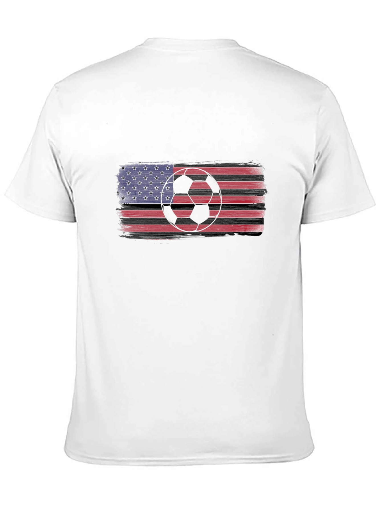 USA Flag Soccer T-Shirt - Patriotic Sportswear