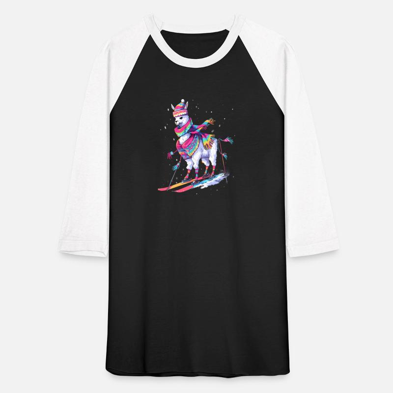 Llama Skiing Skier Ski Winter Snow Alpaca
