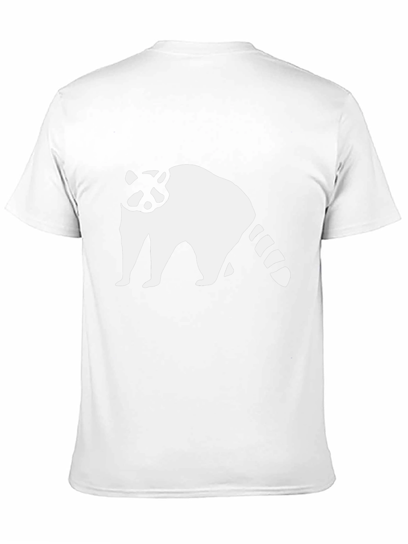 Raccoon Graphic T-Shirt - Black Cotton Tee