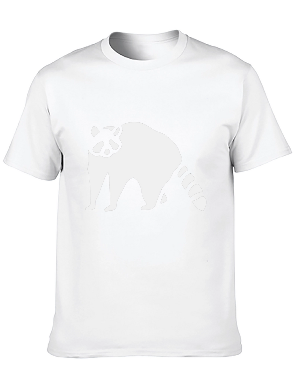 Raccoon Graphic T-Shirt - Black Cotton Tee