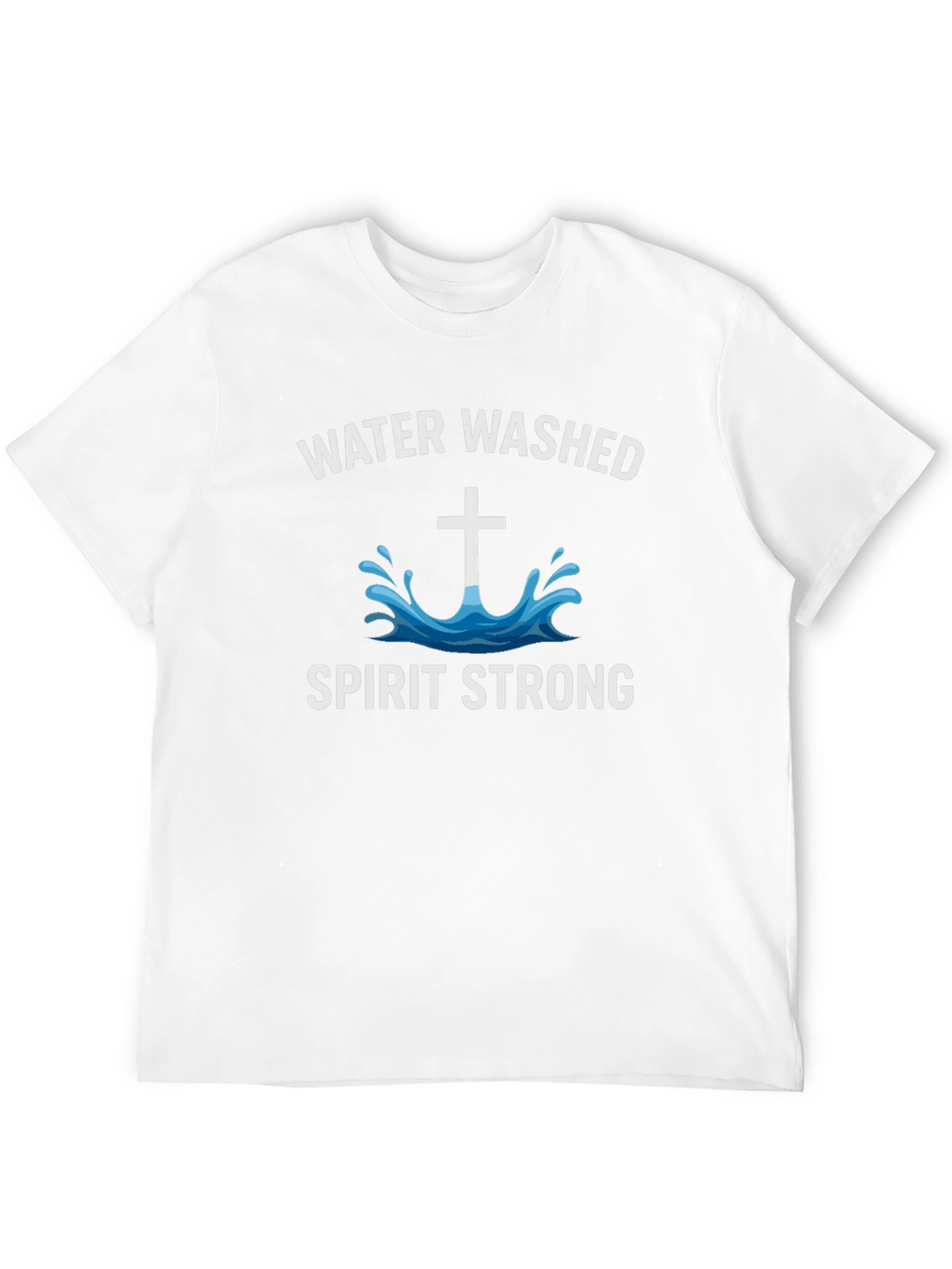 Water Washed Spirit Strong Graphic Tee