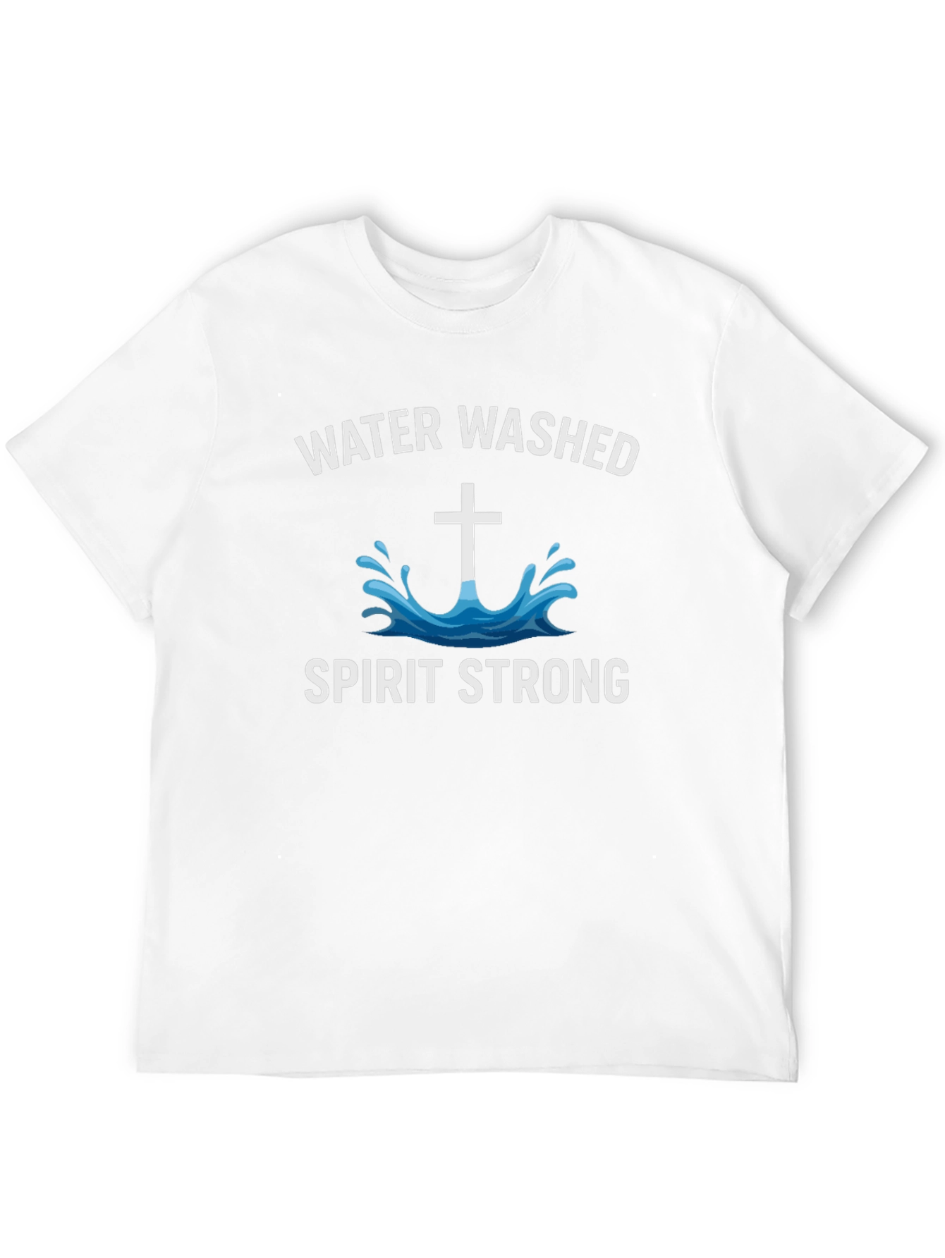 Water Washed Spirit Strong Graphic Tee