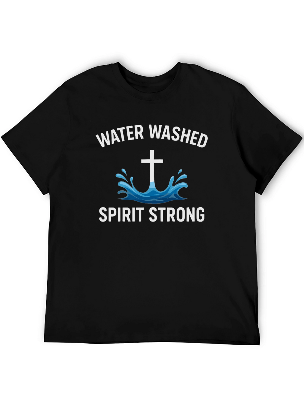 Water Washed Spirit Strong Graphic Tee