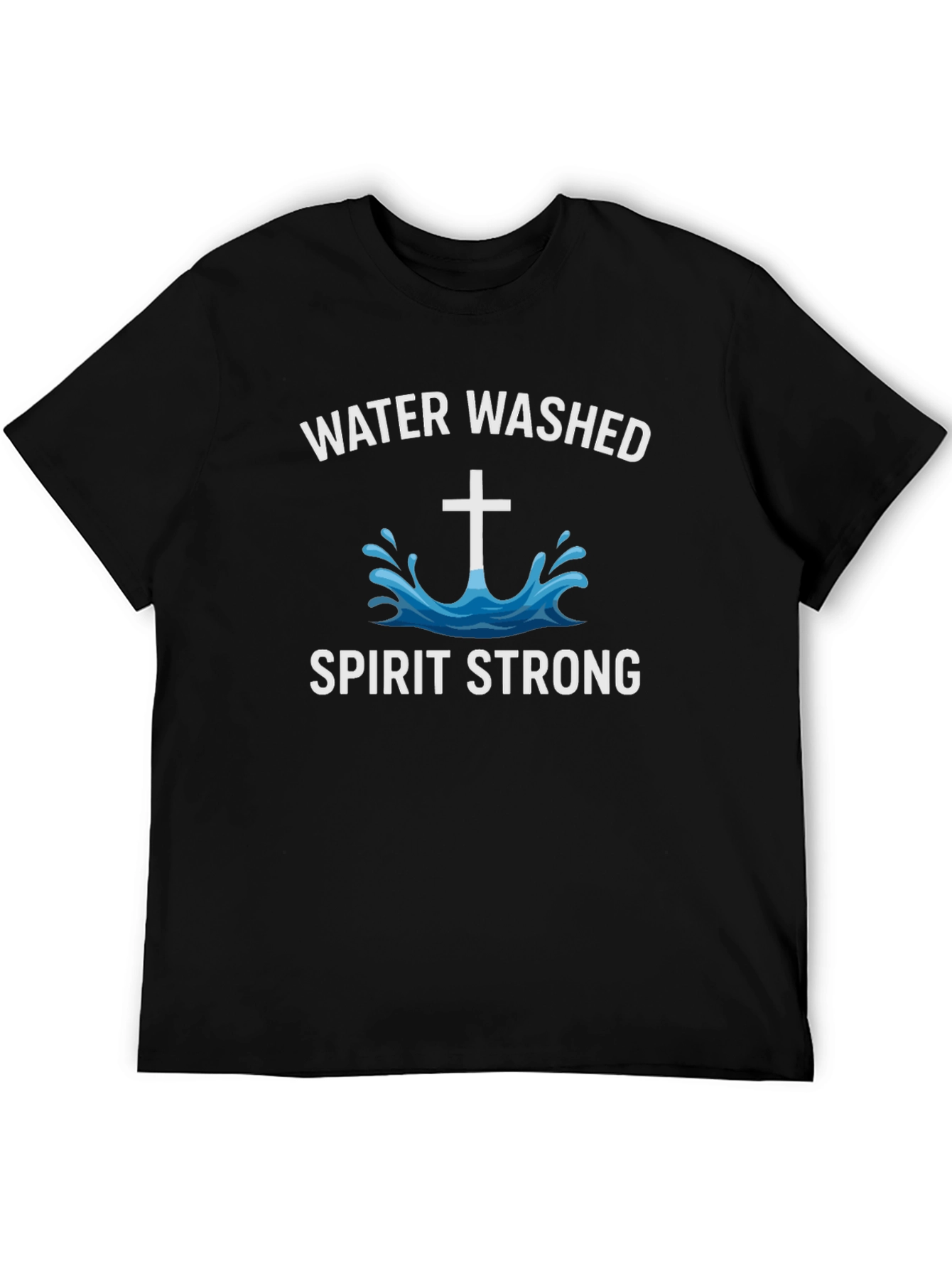 Water Washed Spirit Strong Graphic Tee