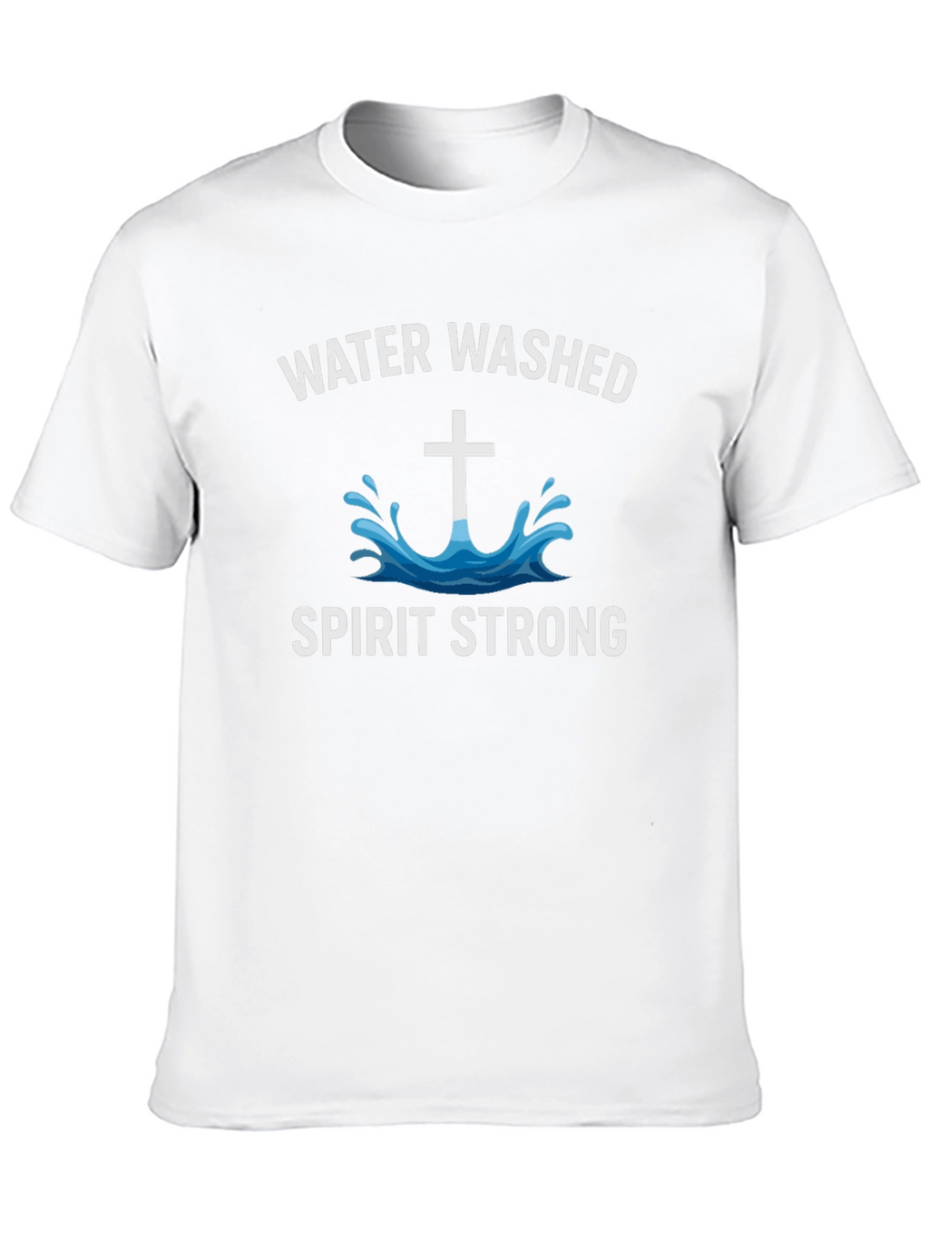 Water Washed Spirit Strong Graphic Tee