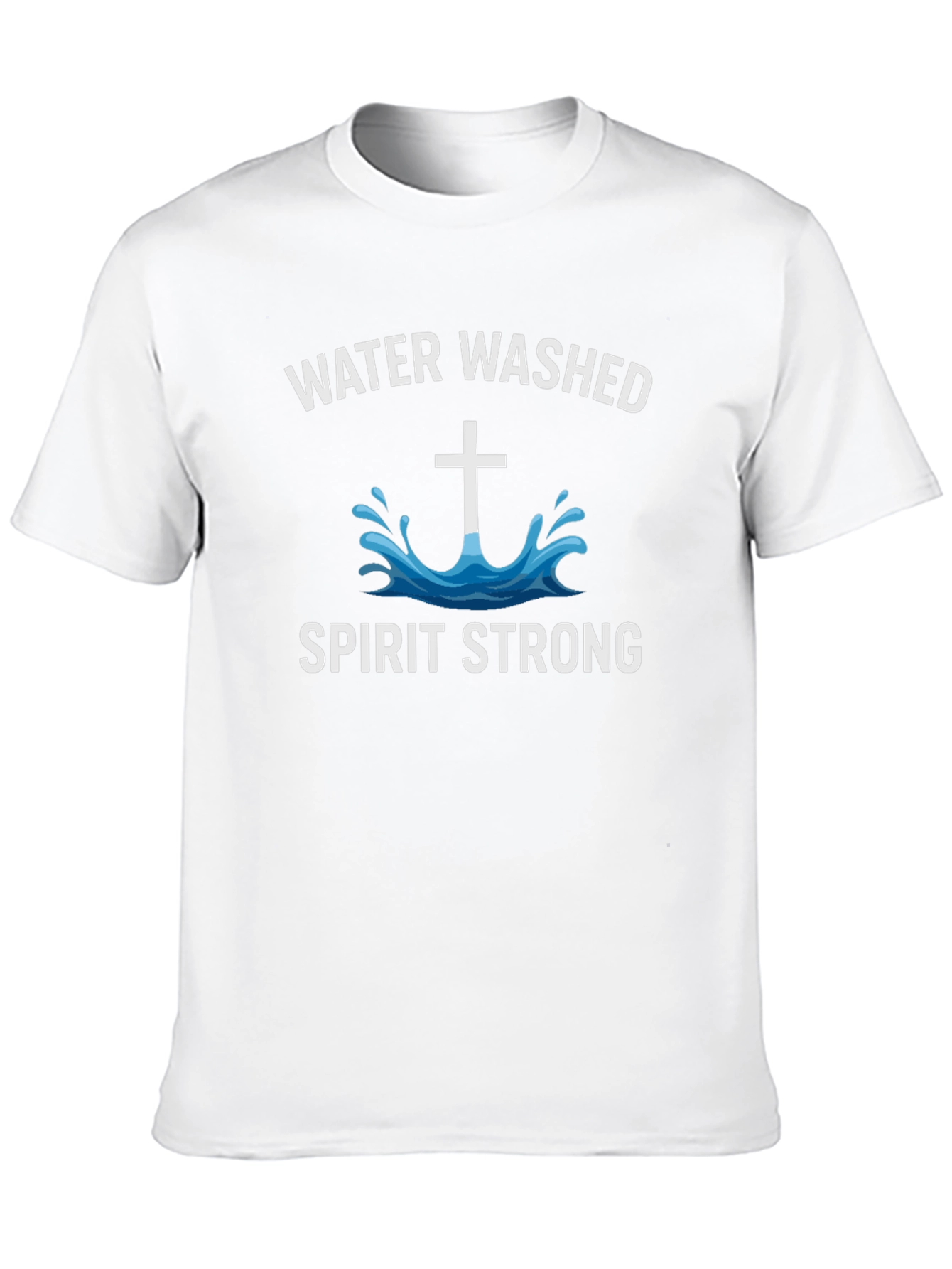Water Washed Spirit Strong Graphic Tee