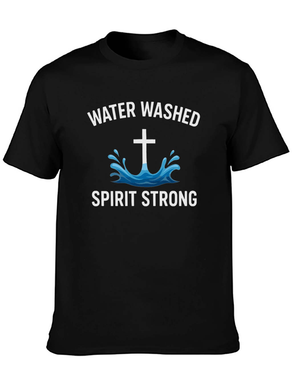 Water Washed Spirit Strong Graphic Tee