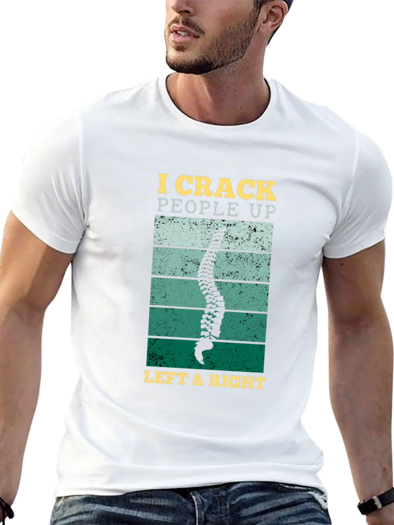 I Crack People Up Chiropractic T-Shirt