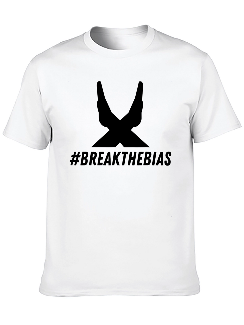 Break the Bias Black T-Shirt