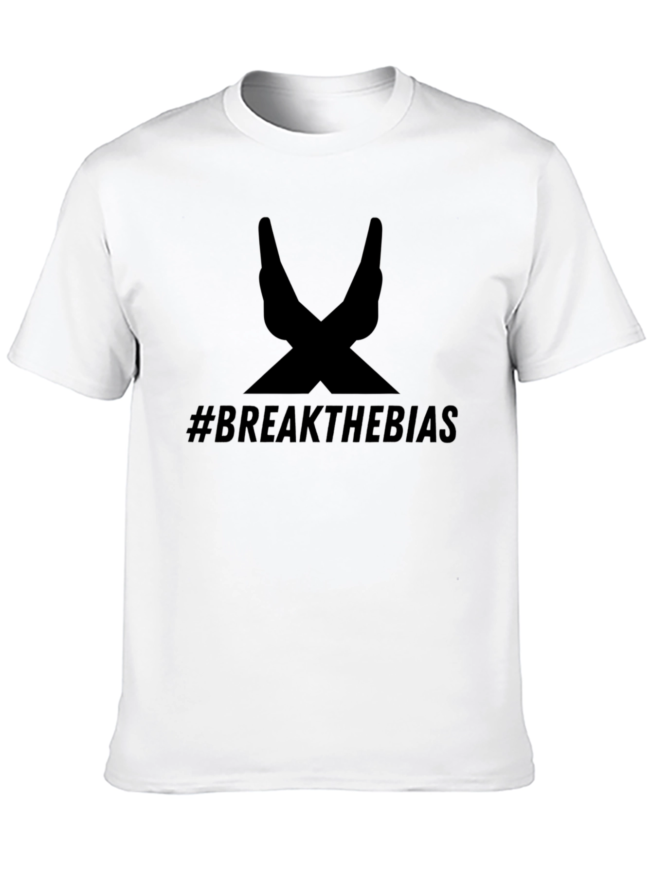 Break the Bias Black T-Shirt