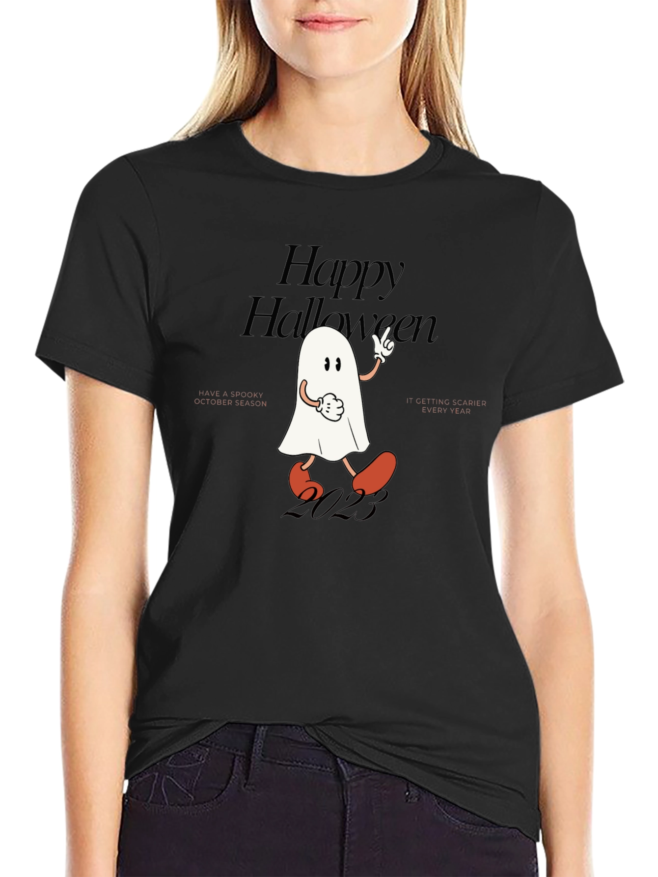 Happy Halloween Ghost T-Shirt
