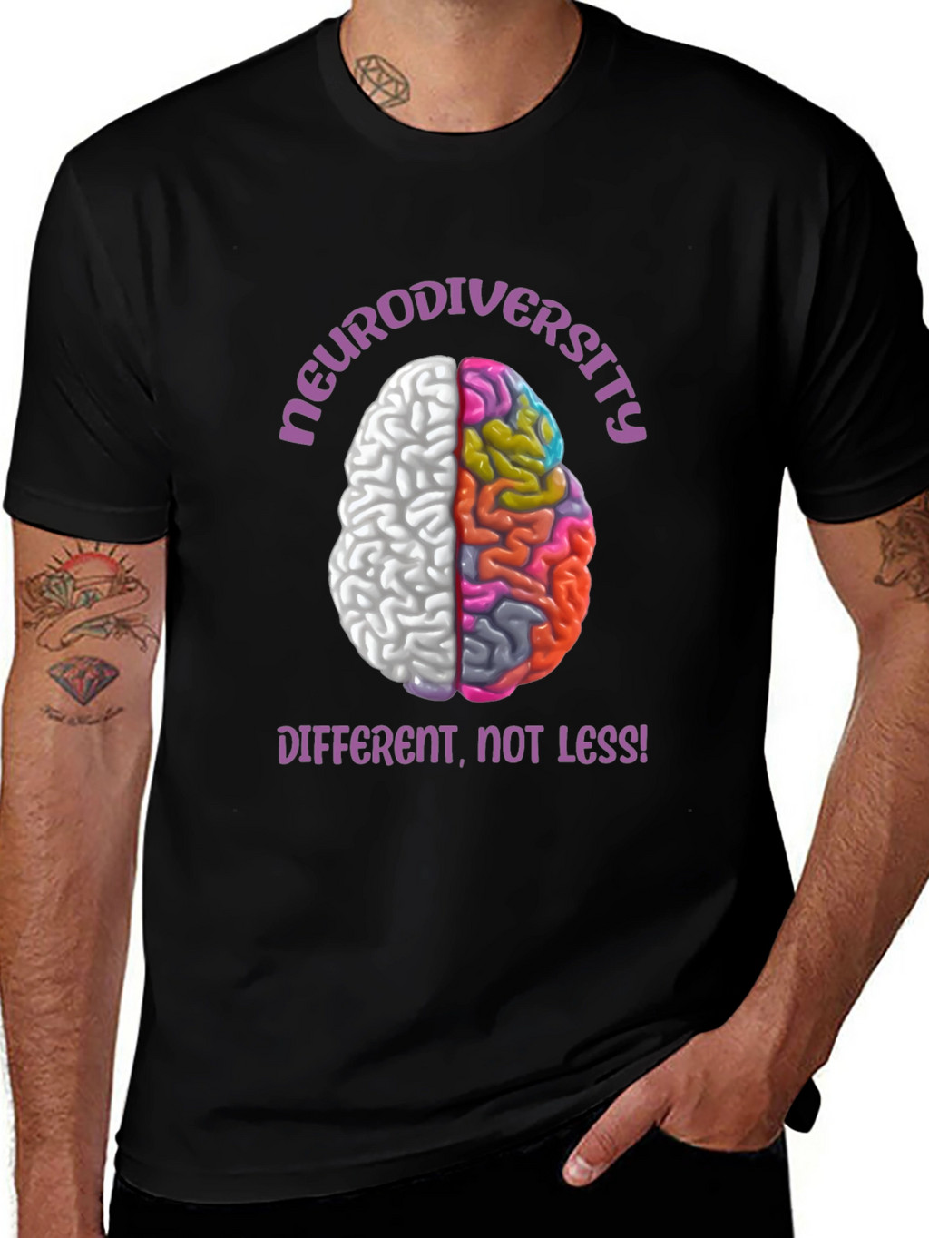 Neurodiversity T-Shirt - Different Not Less