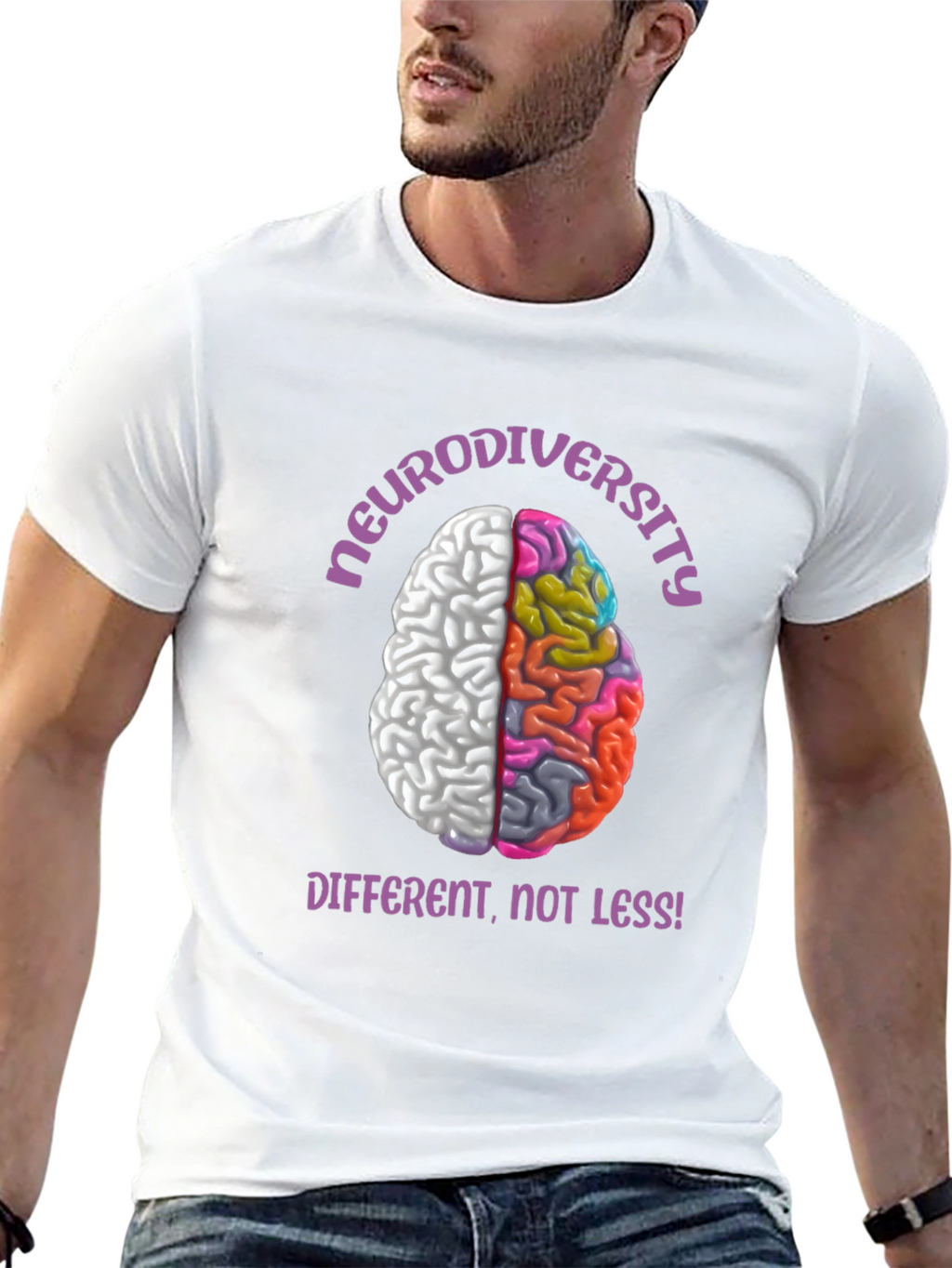 Neurodiversity T-Shirt - Different Not Less