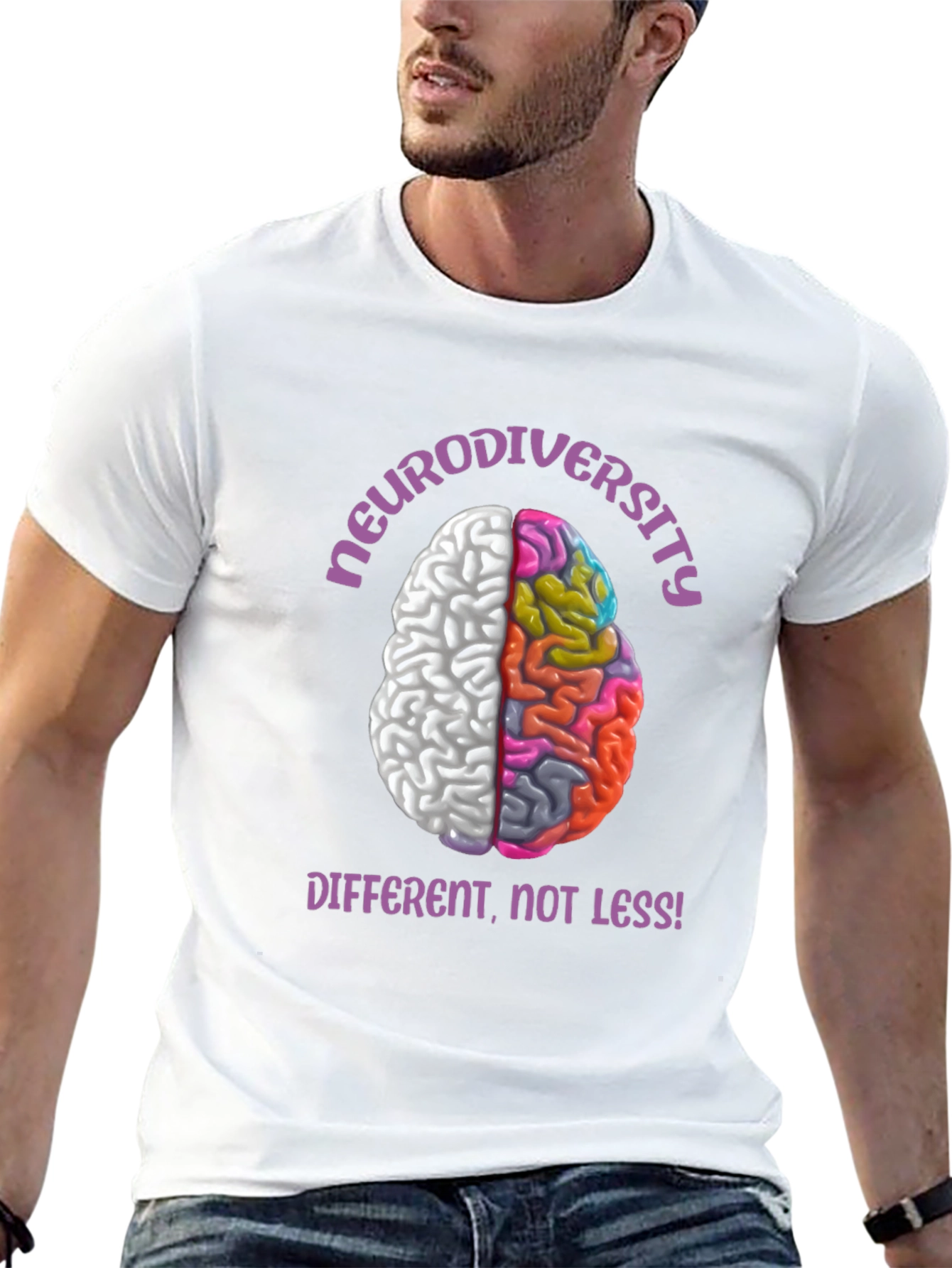 Neurodiversity T-Shirt - Different Not Less