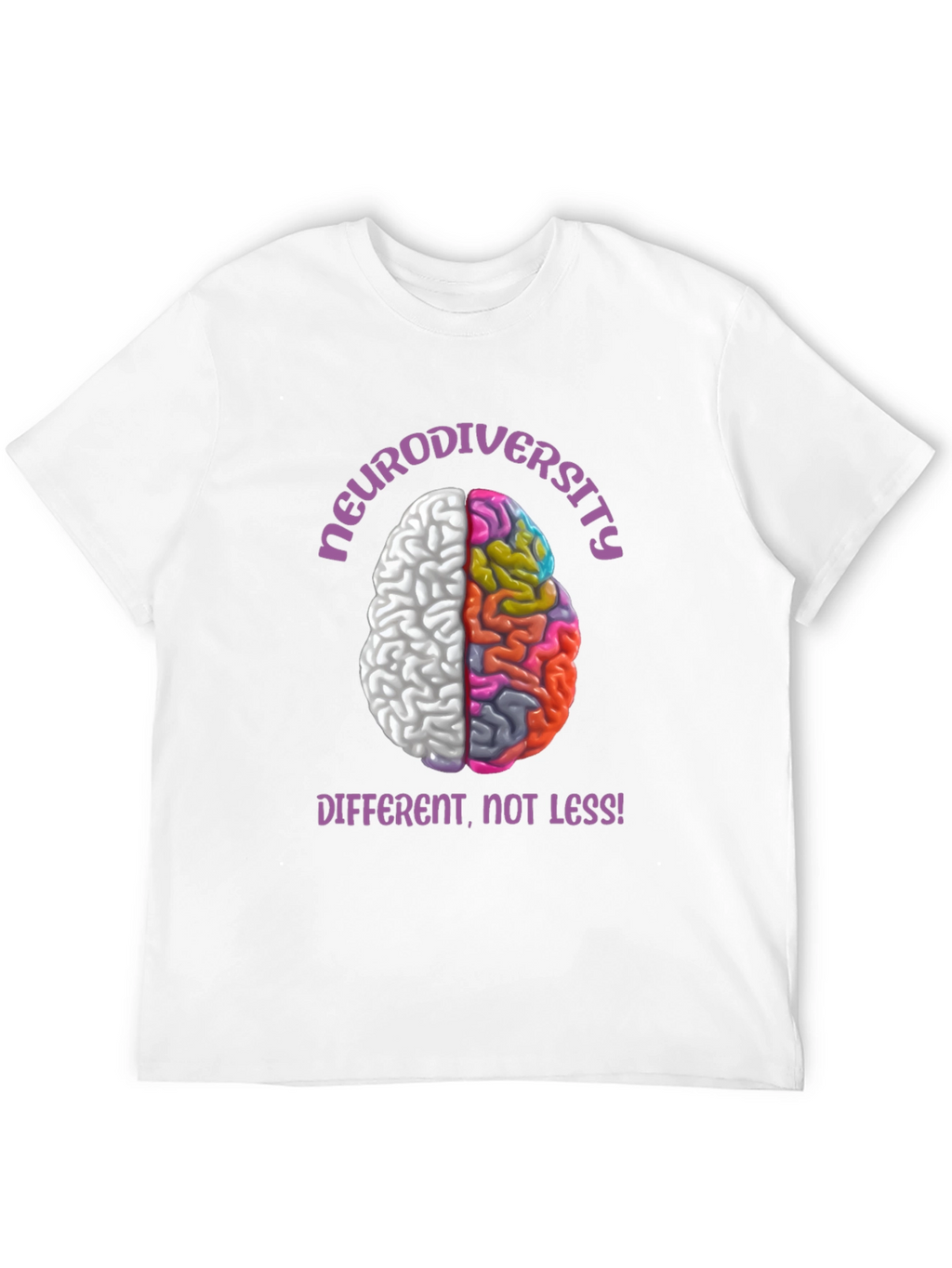Neurodiversity T-Shirt - Different Not Less