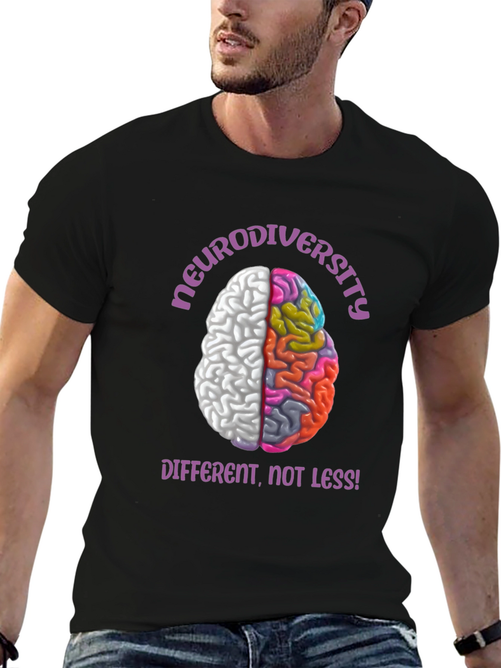 Neurodiversity T-Shirt - Different Not Less