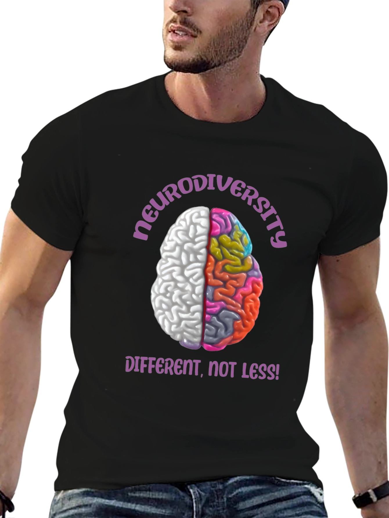 Neurodiversity T-Shirt - Different Not Less