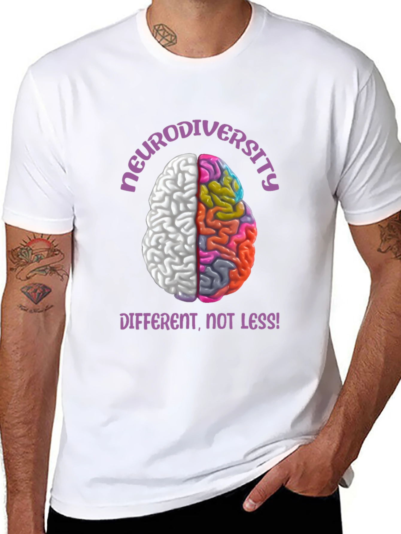 Neurodiversity T-Shirt - Different Not Less