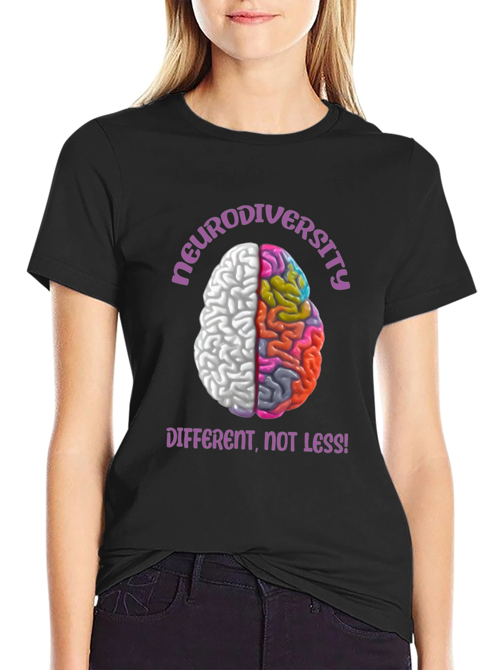 Neurodiversity T-Shirt - Different Not Less