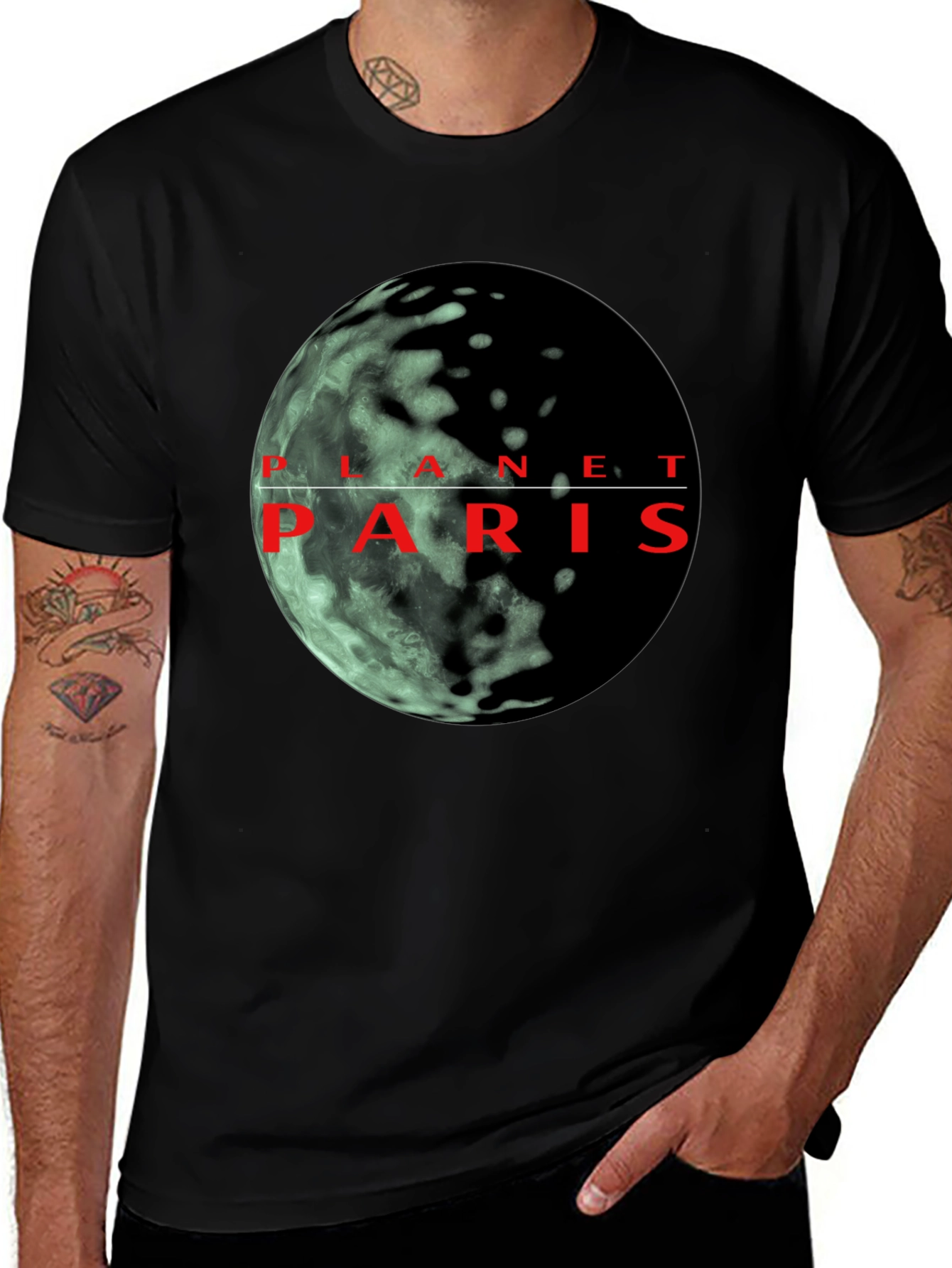 Planet Paris Graphic Tee - Modern Style