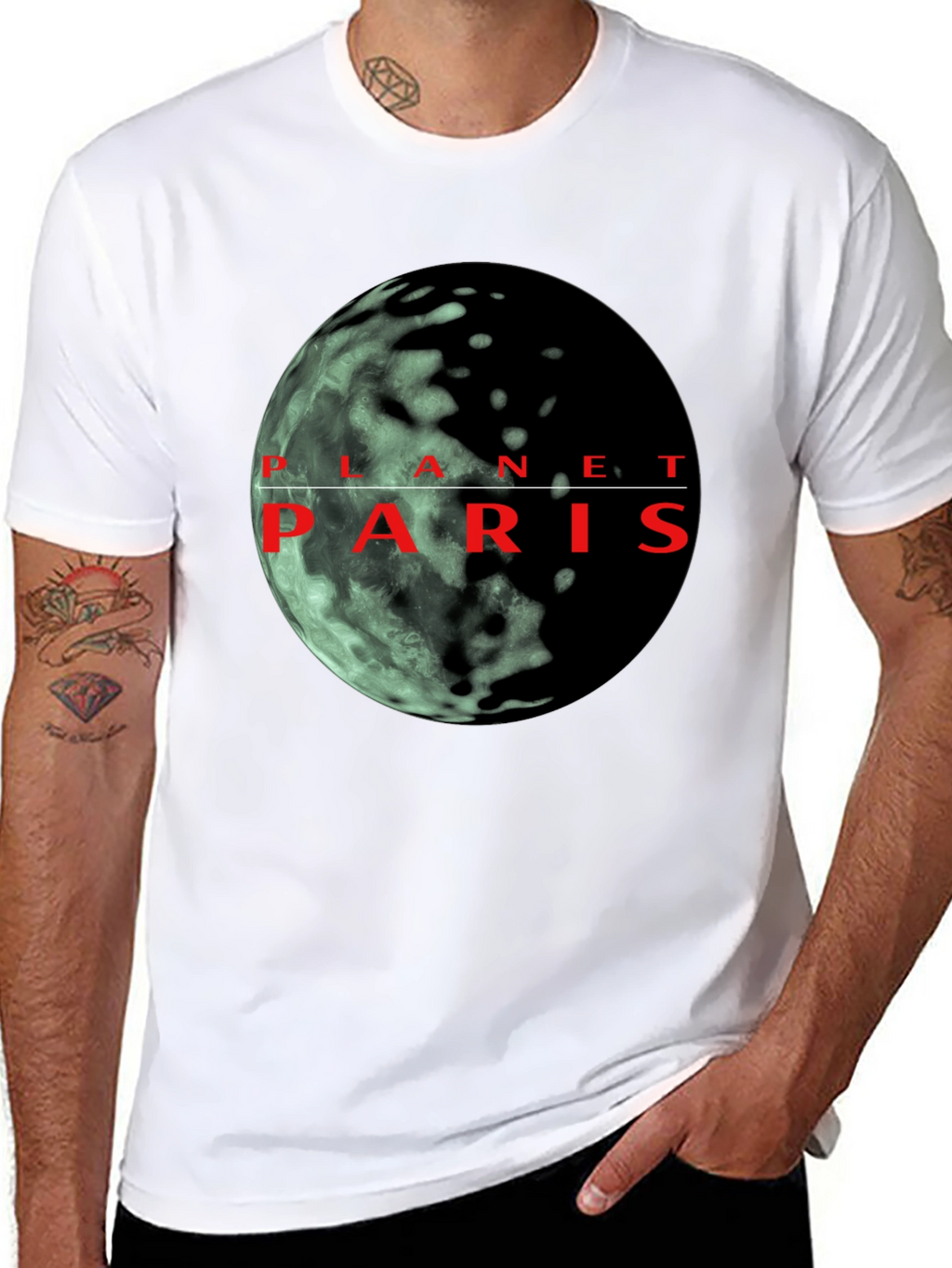 Planet Paris Graphic Tee - Modern Style