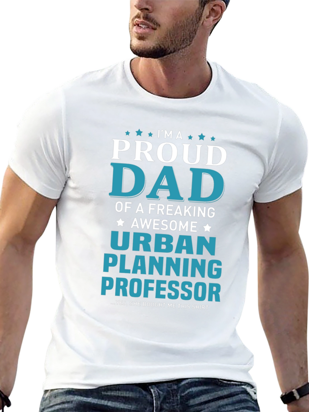 Proud Urban Planning Professor Dad T-Shirt