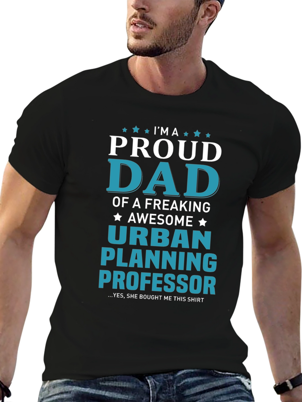 Proud Urban Planning Professor Dad T-Shirt