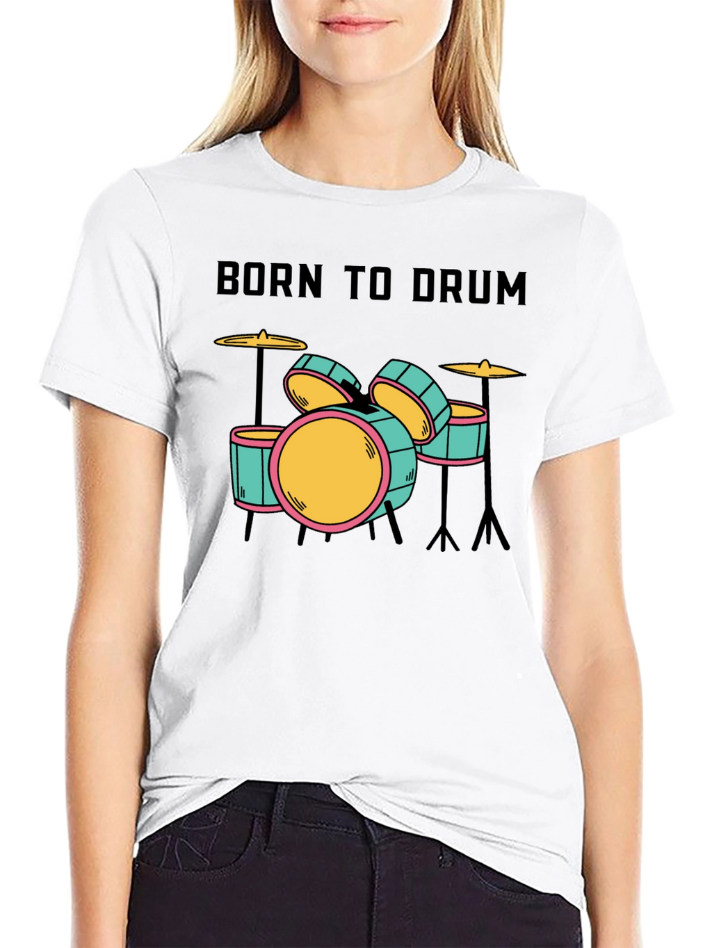 Born to Drum T-Shirt - Music Lover Tee