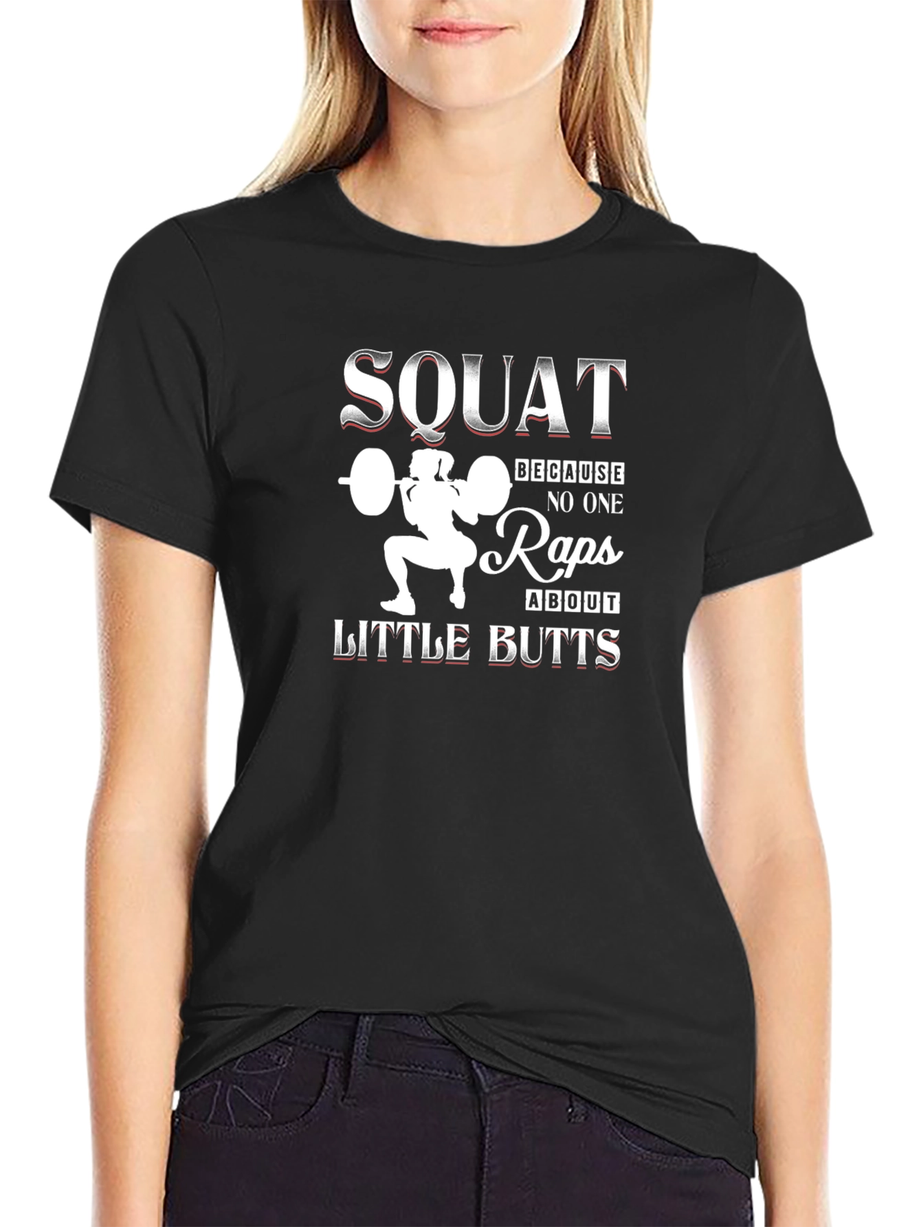 Squat Little Butts Graphic T-Shirt