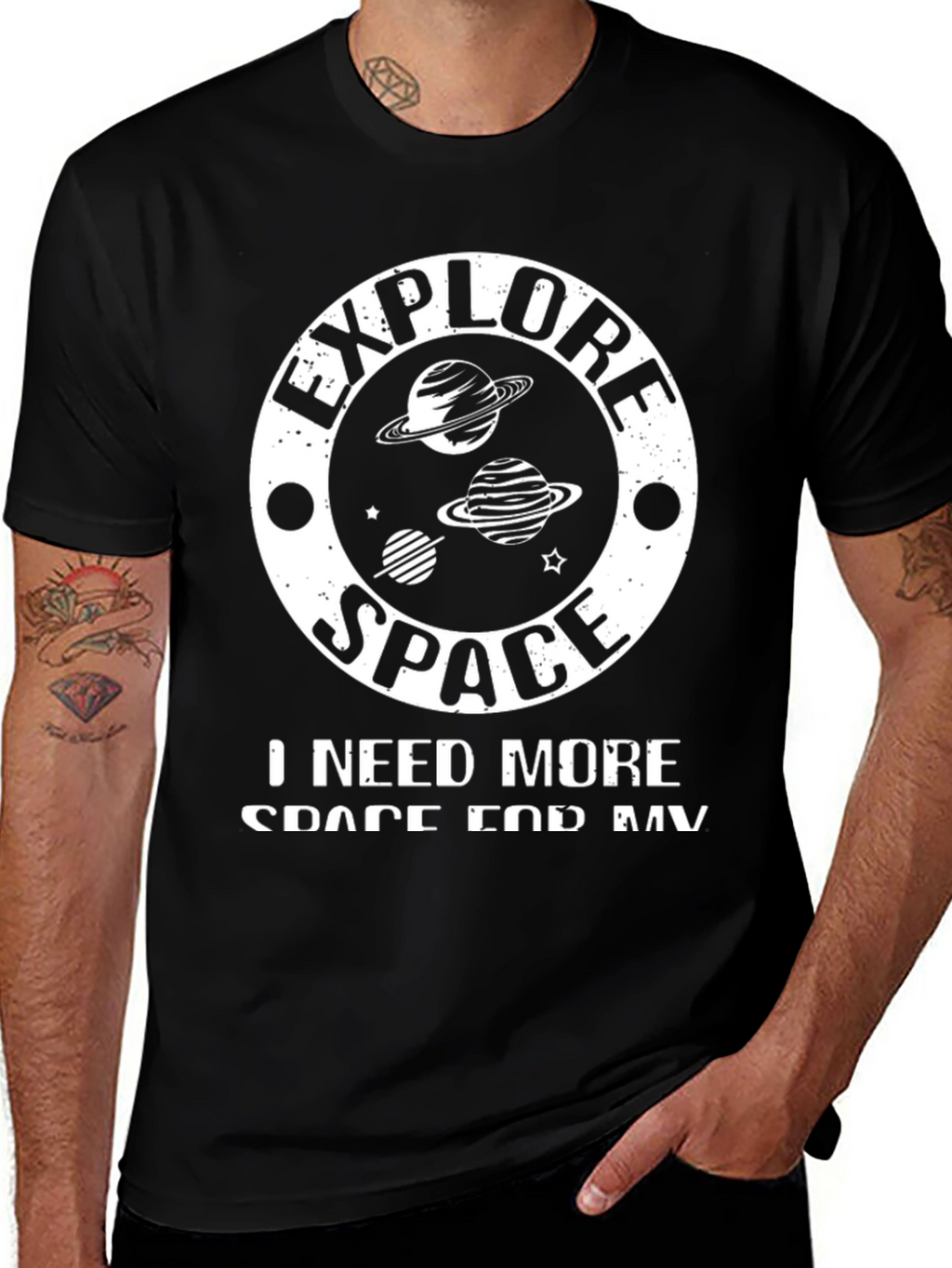 Explore Space Graphic T-Shirt