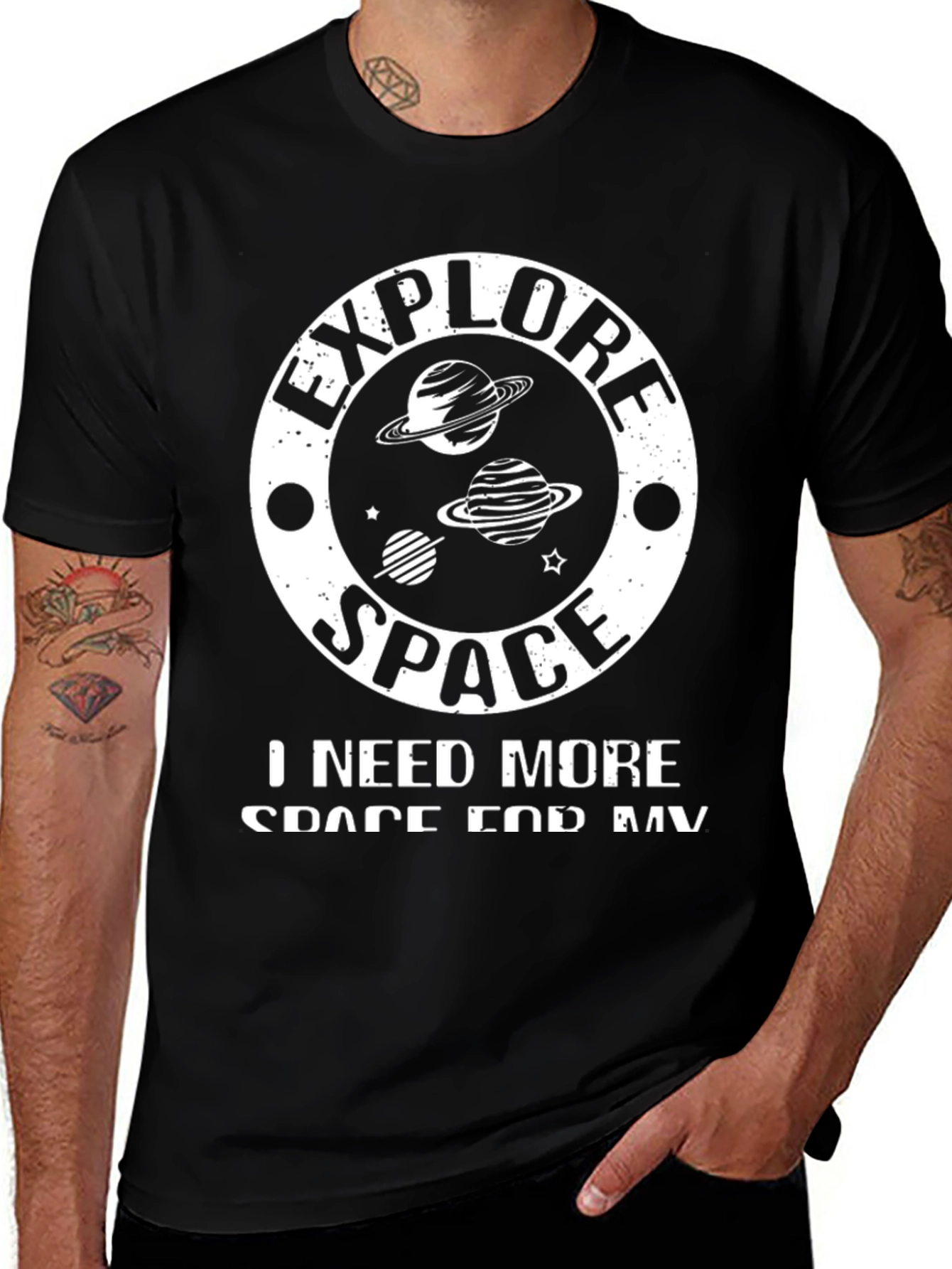 Explore Space Graphic T-Shirt